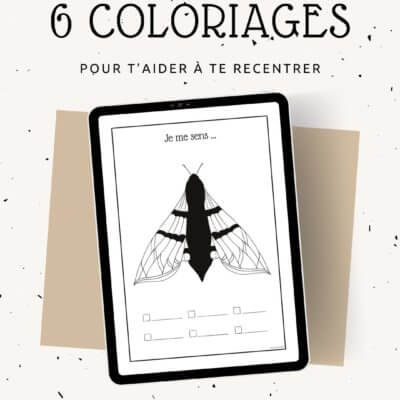 Pack 6 coloriages version Émotions