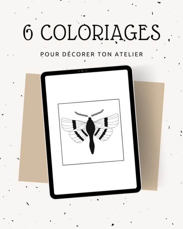 Pack 6 coloriages version cadre