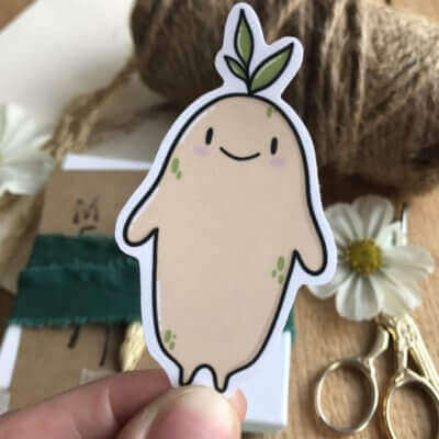 stickers nature bulbe plante