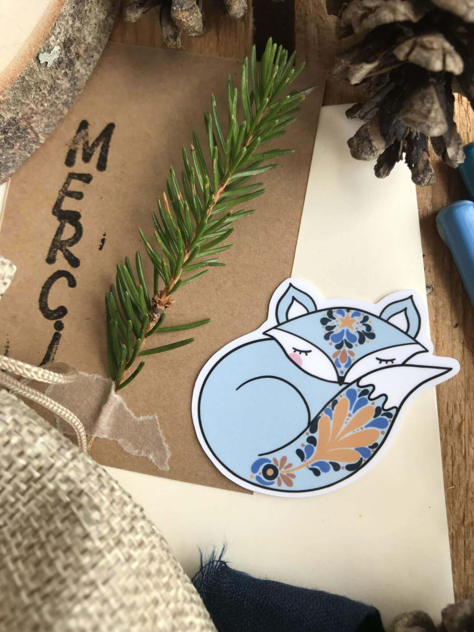 Renard folk endormi – Image 2