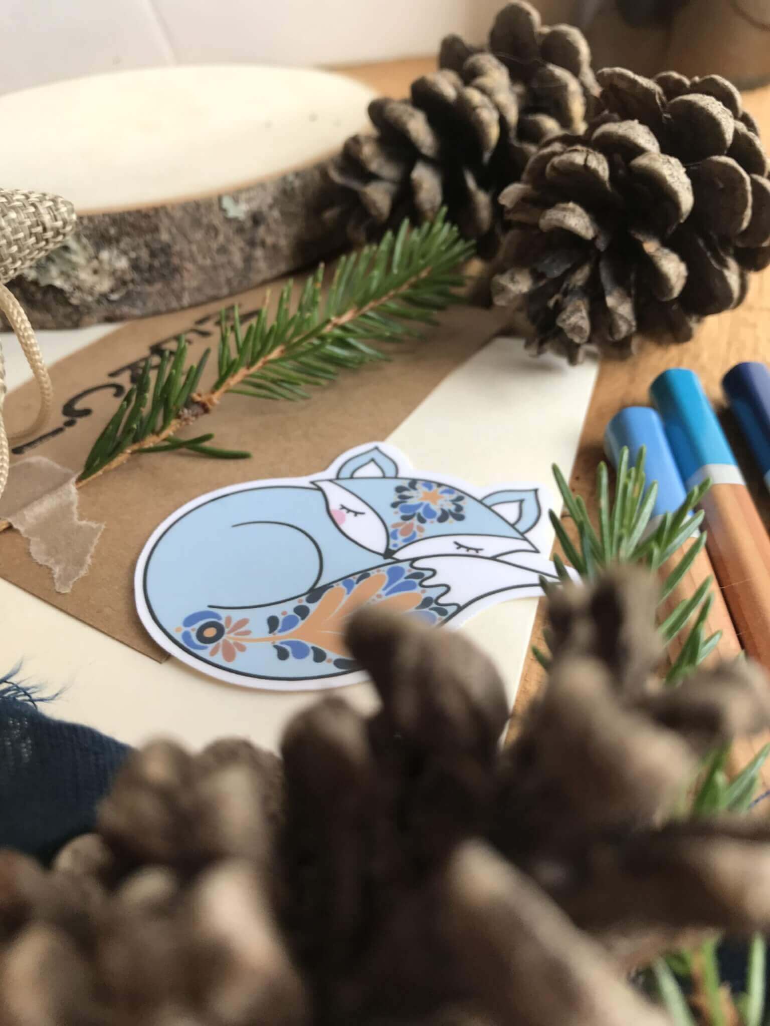 Renard folk endormi – Image 3