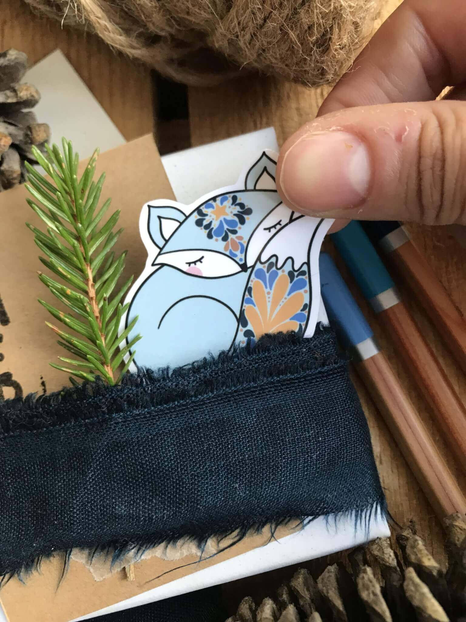 Renard folk endormi – Image 4